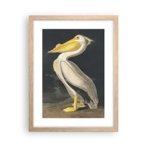 Pôster com moldura de carvalho claro - Cheio de orgulho - 30x40 cm