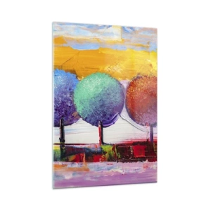 Quadro em vidro - Pódio da natureza - 50x70 cm