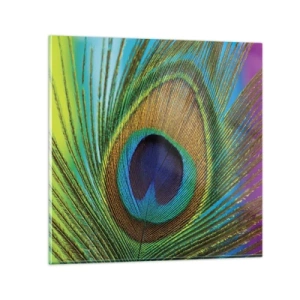 Quadro em vidro - Olho no olho - 70x70 cm