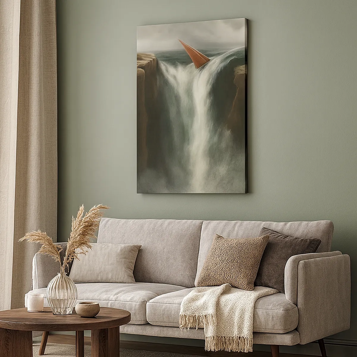 Quadro em tela - Um aviso da vida - 50x70 cm