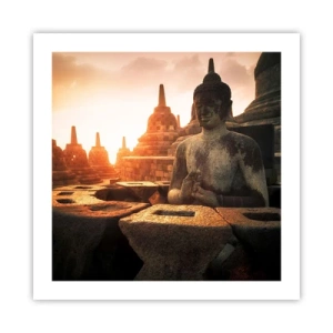 Pôster - Clima de grande sabedoria - 50x50 cm