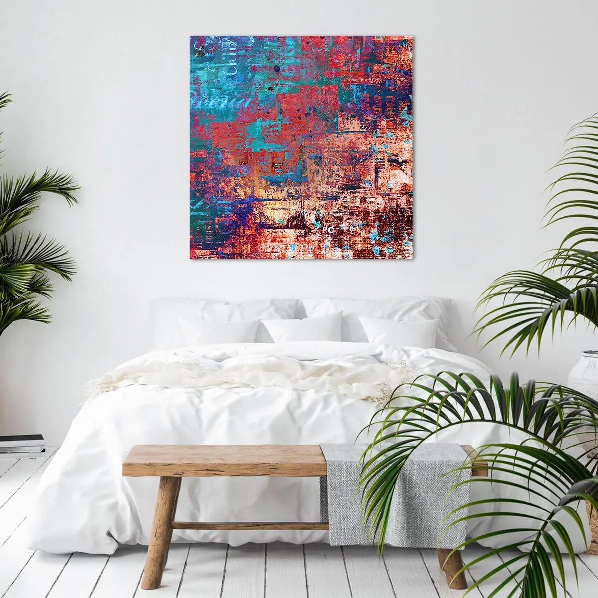 Quadro em tela - Memória e esquecimento - 30x30 cm