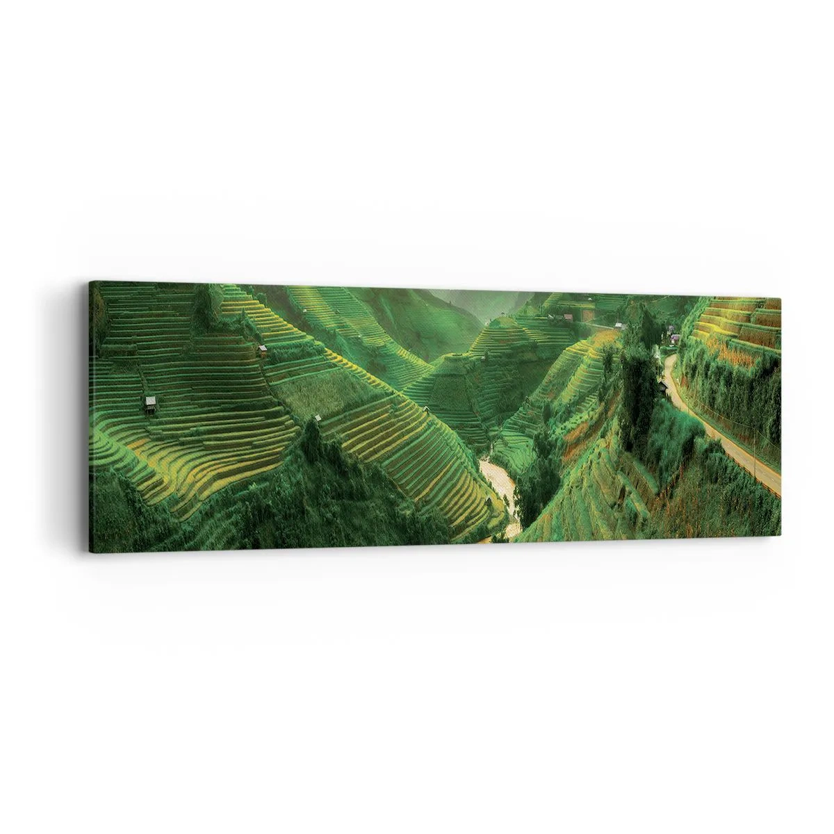 Quadro em tela - Vale vietnamita - 90x30 cm