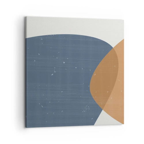 Quadro em tela - Ovais e influências - 50x50 cm