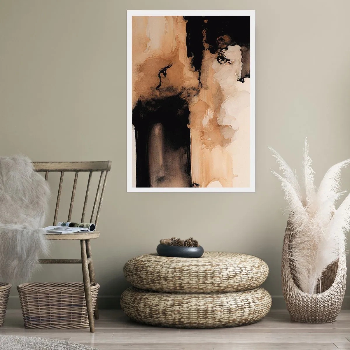 Pôster - Abstração intrigante - 50x70 cm