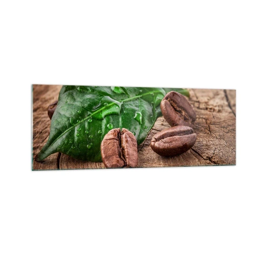 Quadro em vidro - Preto e verdadeiro - 140x50 cm