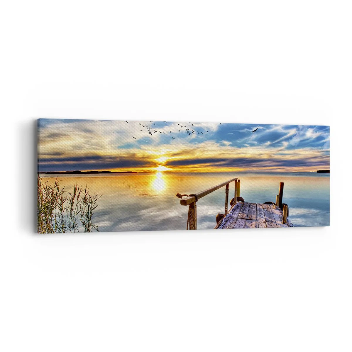 Quadro em tela - O vento descansa - 90x30 cm