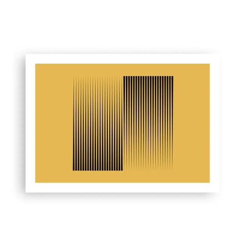 Pôster - Quadratura de opostos - 70x50 cm