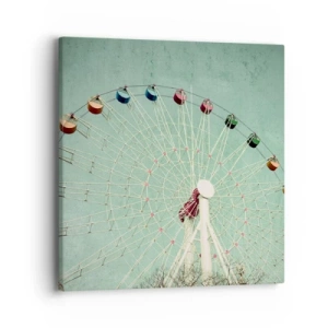 Quadro em tela - Diverte-te - 40x40 cm