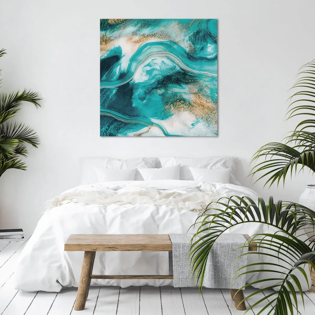 Quadro em tela - Rio do Ouro - 30x30 cm