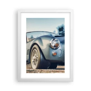 Pôster em moldura branca - Porque o estilo conta - 30x40 cm