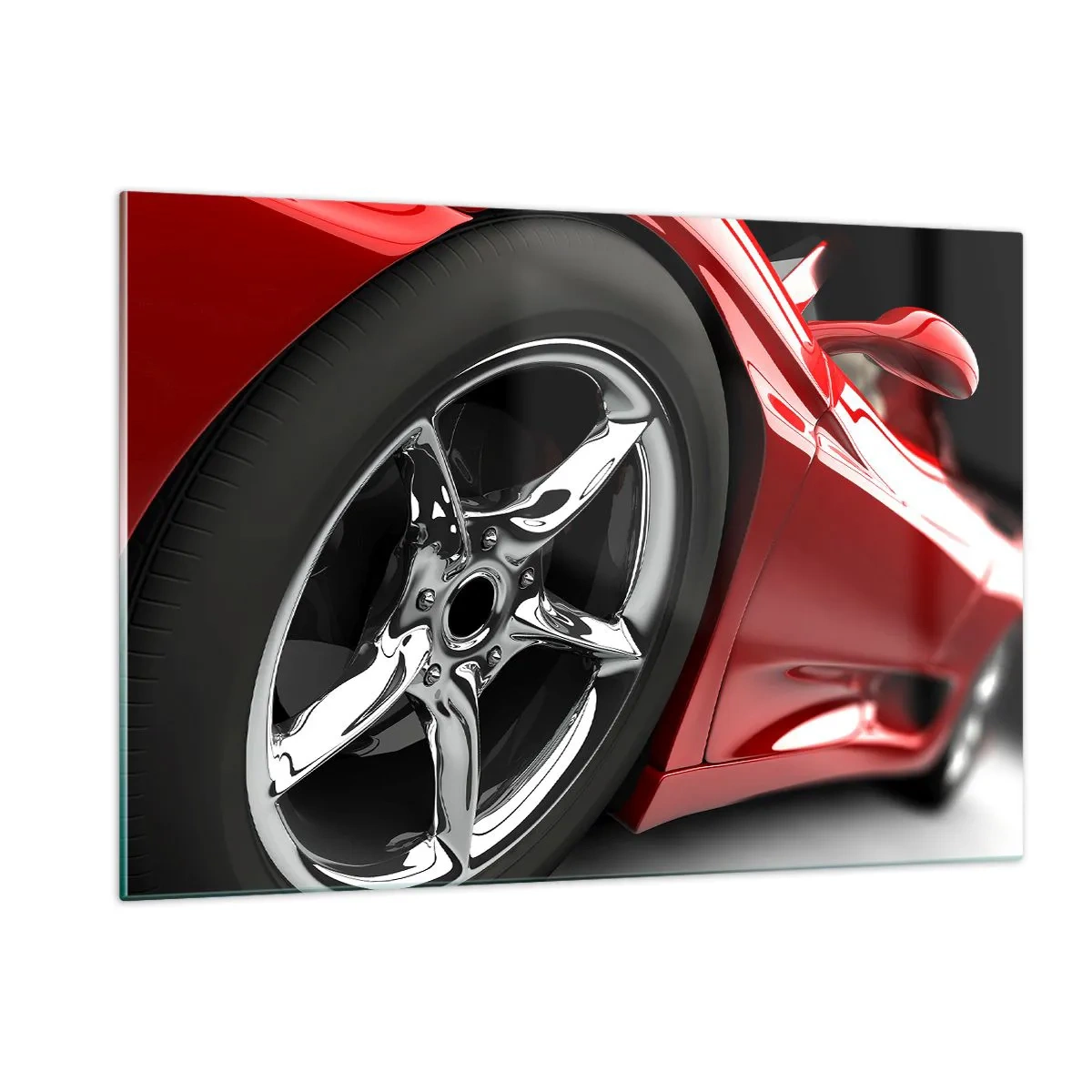 Quadro em vidro - Projetado para a velocidade - 120x80 cm