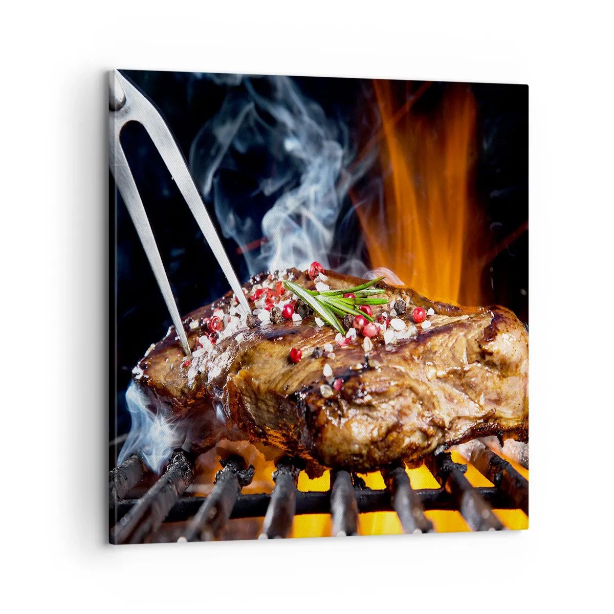 Quadro em tela - Suculenta e de bom cheiro - 60x60 cm