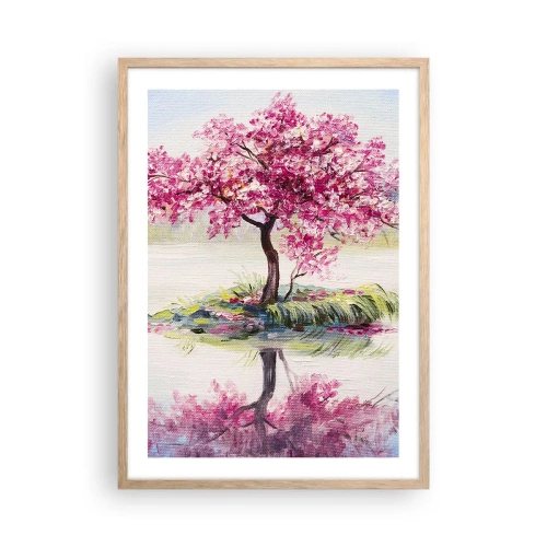 Pôster com moldura de carvalho claro - A festa da Primavera - 50x70 cm