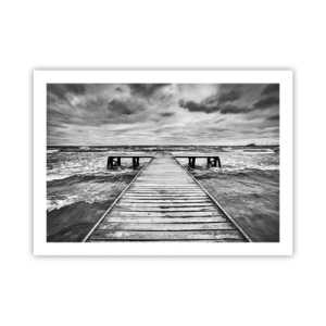 Pôster - Estou à espera do vento, que vai dispersar... - 70x50 cm