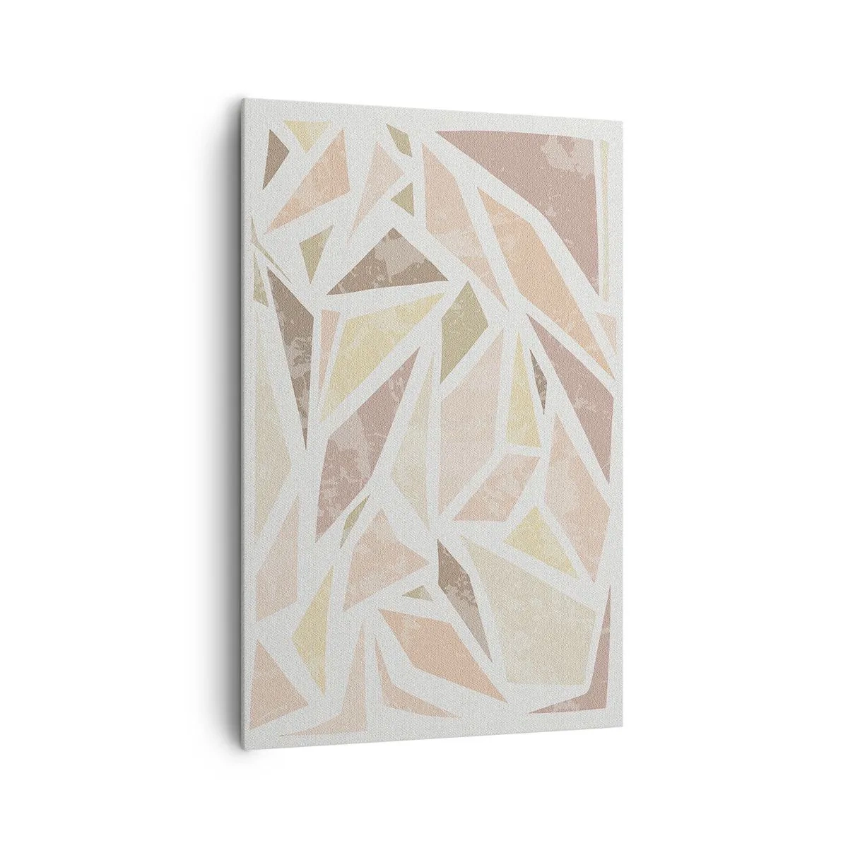 Quadro em tela - Composição de vitral - 80x120 cm