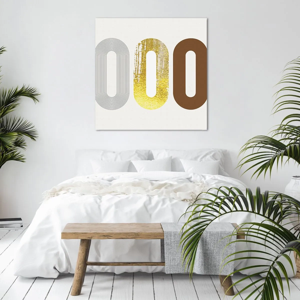 Quadro em tela - Uuu! - 30x30 cm