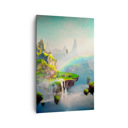 Quadro em tela - Meio do céu - as ilhas felizes - 80x120 cm