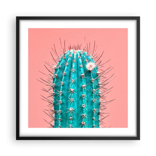 Pôster com moldura preta - Apenas olhe - 50x50 cm