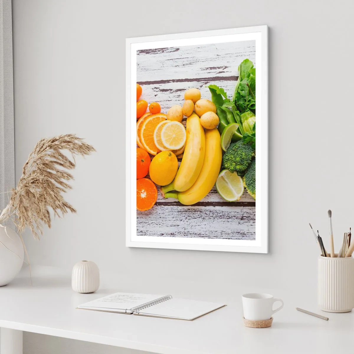 Pôster em moldura branca - Não é suficiente? - 70x100 cm