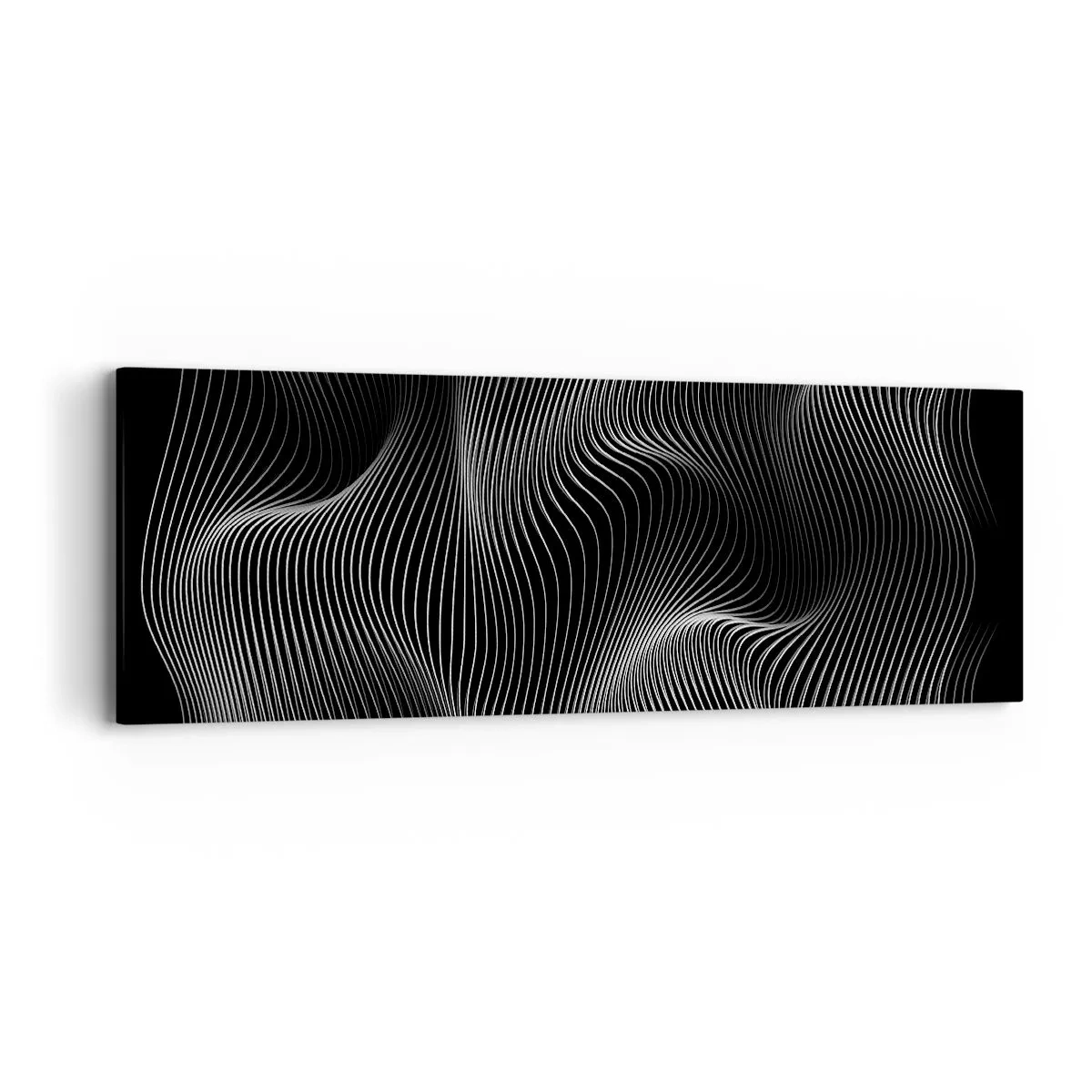 Quadro em tela - Dança de luz no espaço - 90x30 cm