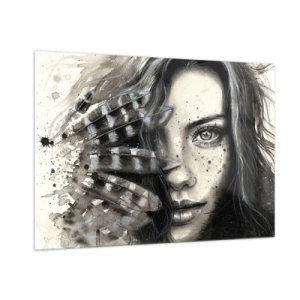 Quadro em vidro - Beleza selvagem - 100x70 cm