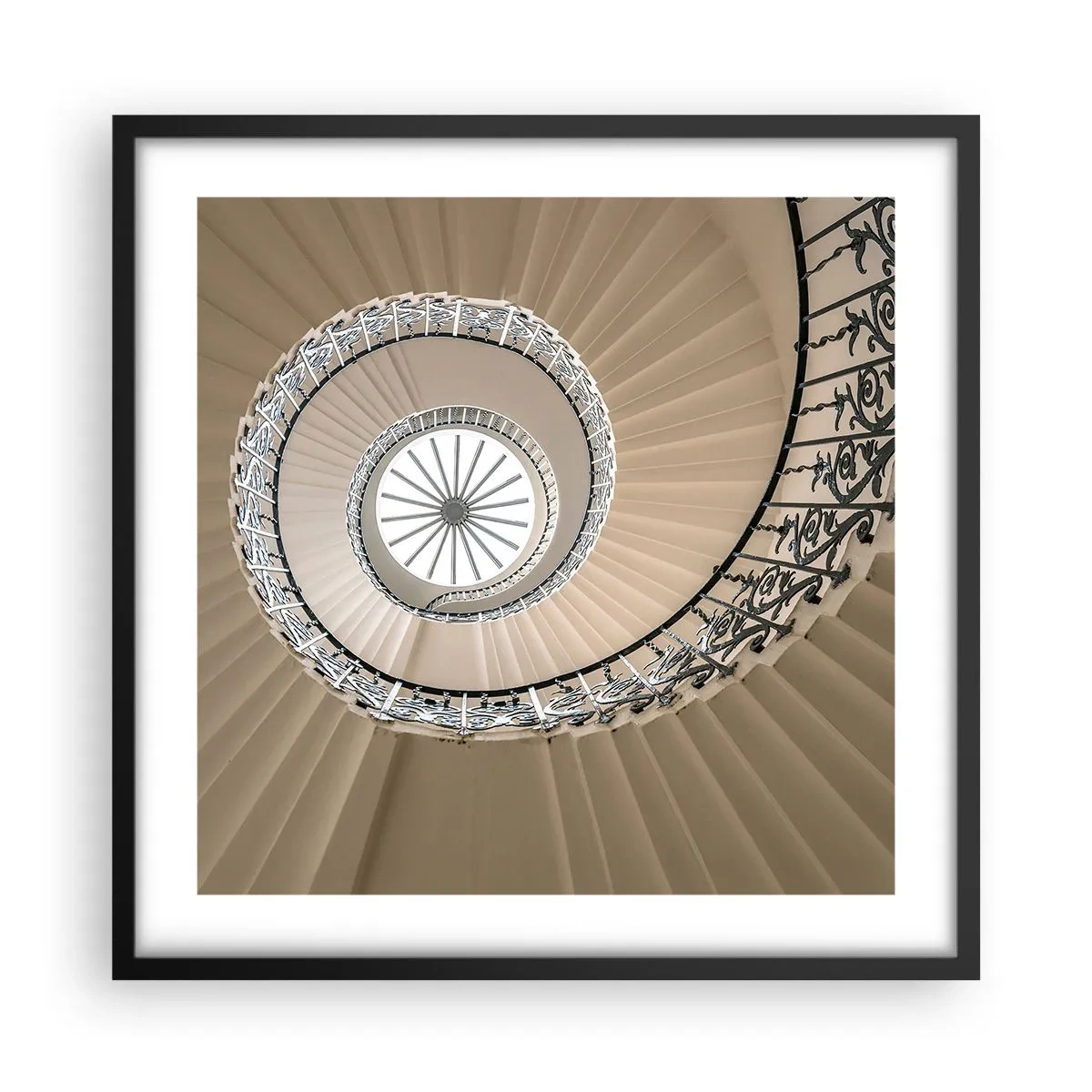 Pôster com moldura preta - Dentro da casca - 50x50 cm