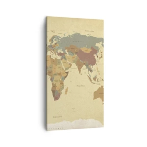 Quadro em tela - Para ti - o mundo todo - 45x80 cm