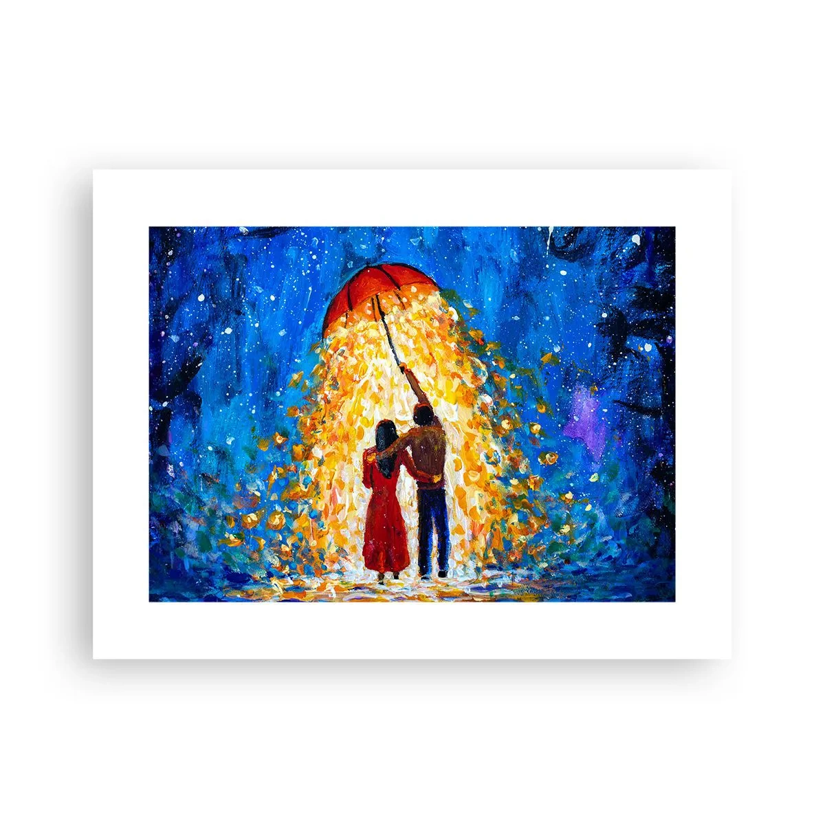 Pôster - A magia de uma noite chuvosa? - 40x30 cm