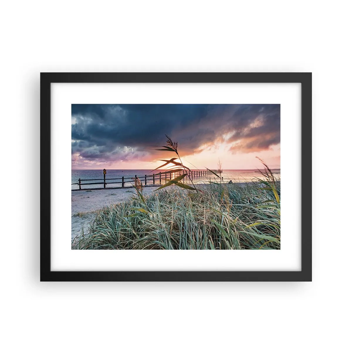 Pôster com moldura preta - O vento não leva - 40x30 cm