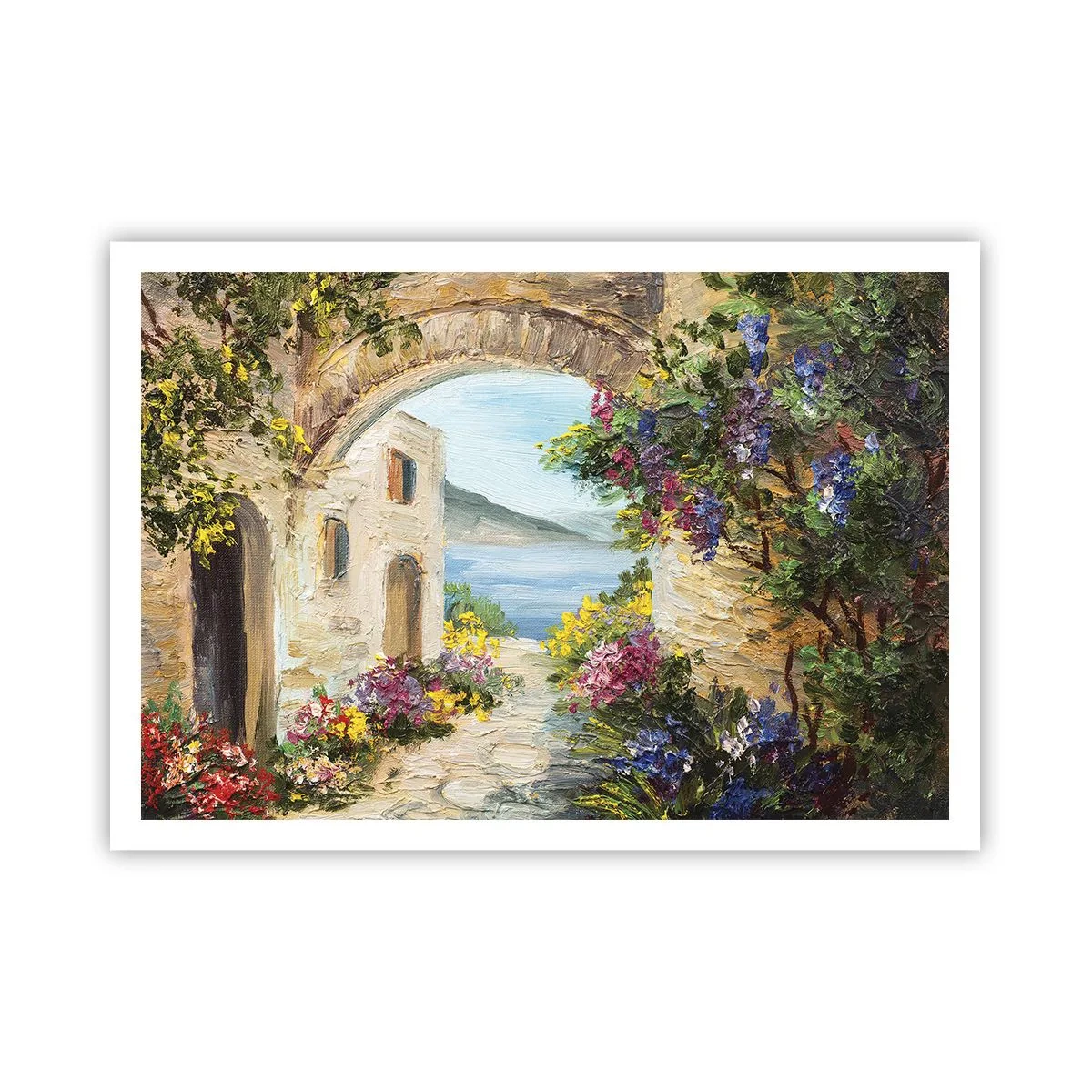 Pôster - O encanto da província costeira - 100x70 cm