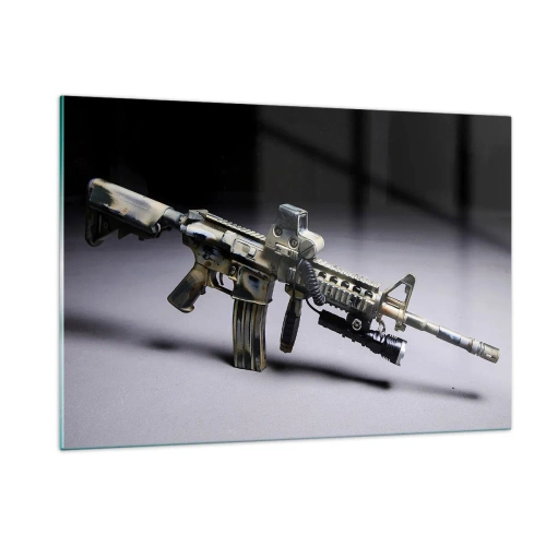 Quadro em vidro - Sempre perigoso - 120x80 cm