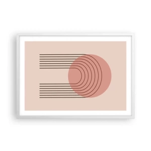 Pôster em moldura branca - Atração irresistível - 70x50 cm