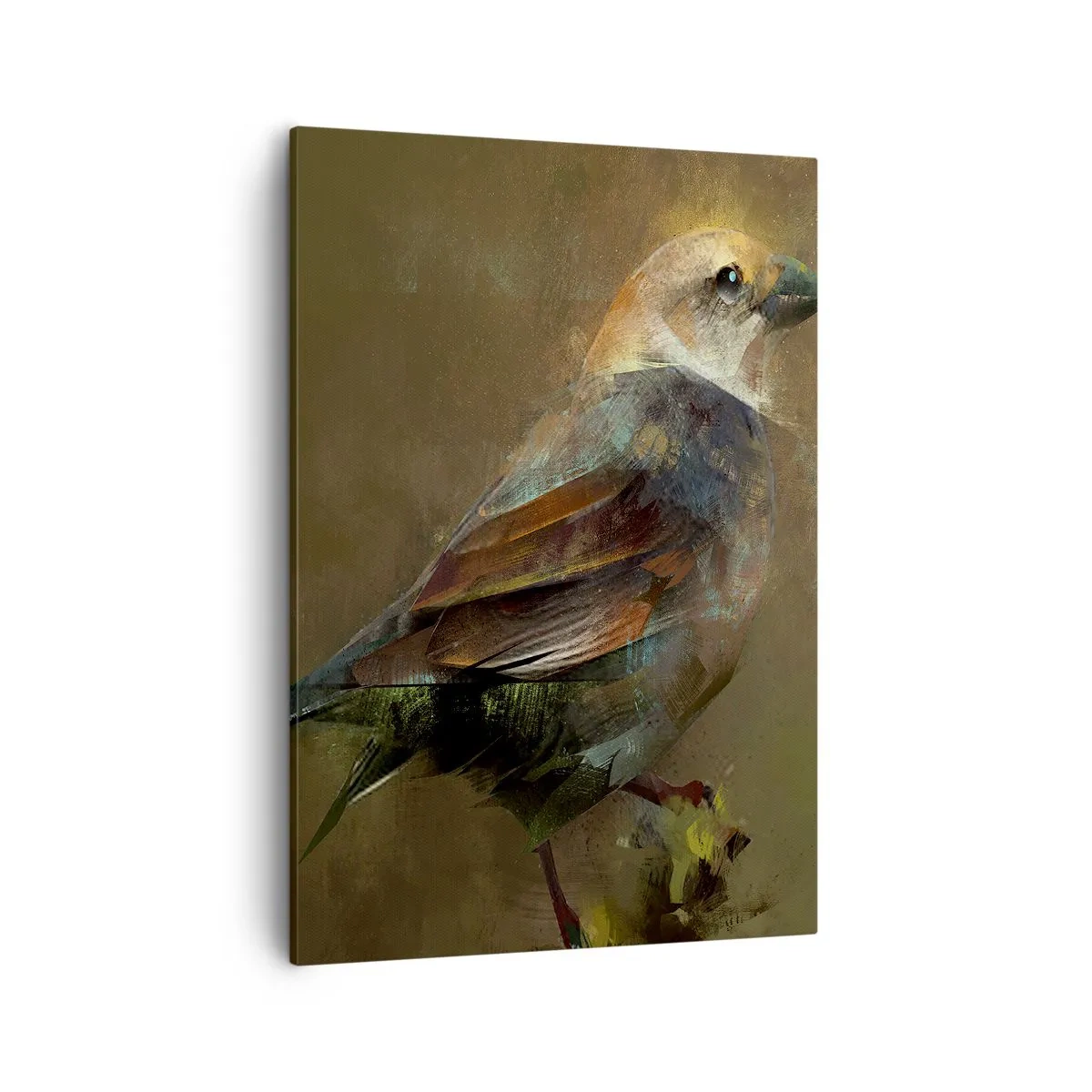 Quadro em tela - Pardal, pequeno passarinho - 50x70 cm