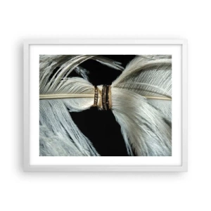 Pôster em moldura branca - ...todos os dias da nossa vida... - 50x40 cm