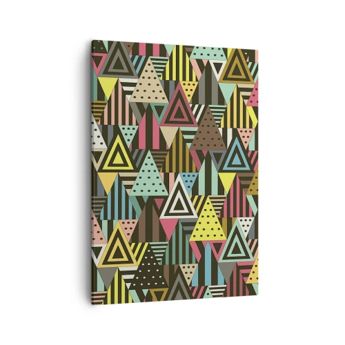 Quadro em tela - Em ritmo para três - 50x70 cm
