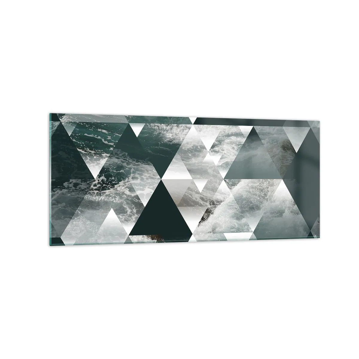 Quadro em vidro - Uma perspetiva de cristal - 120x50 cm