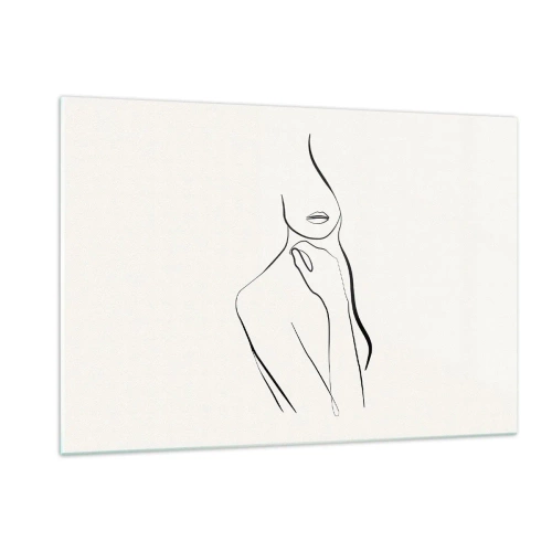 Quadro em vidro - Uma onda de melancolia - 120x80 cm