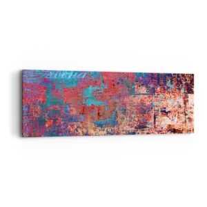 Quadro em tela - Memória e esquecimento - 90x30 cm