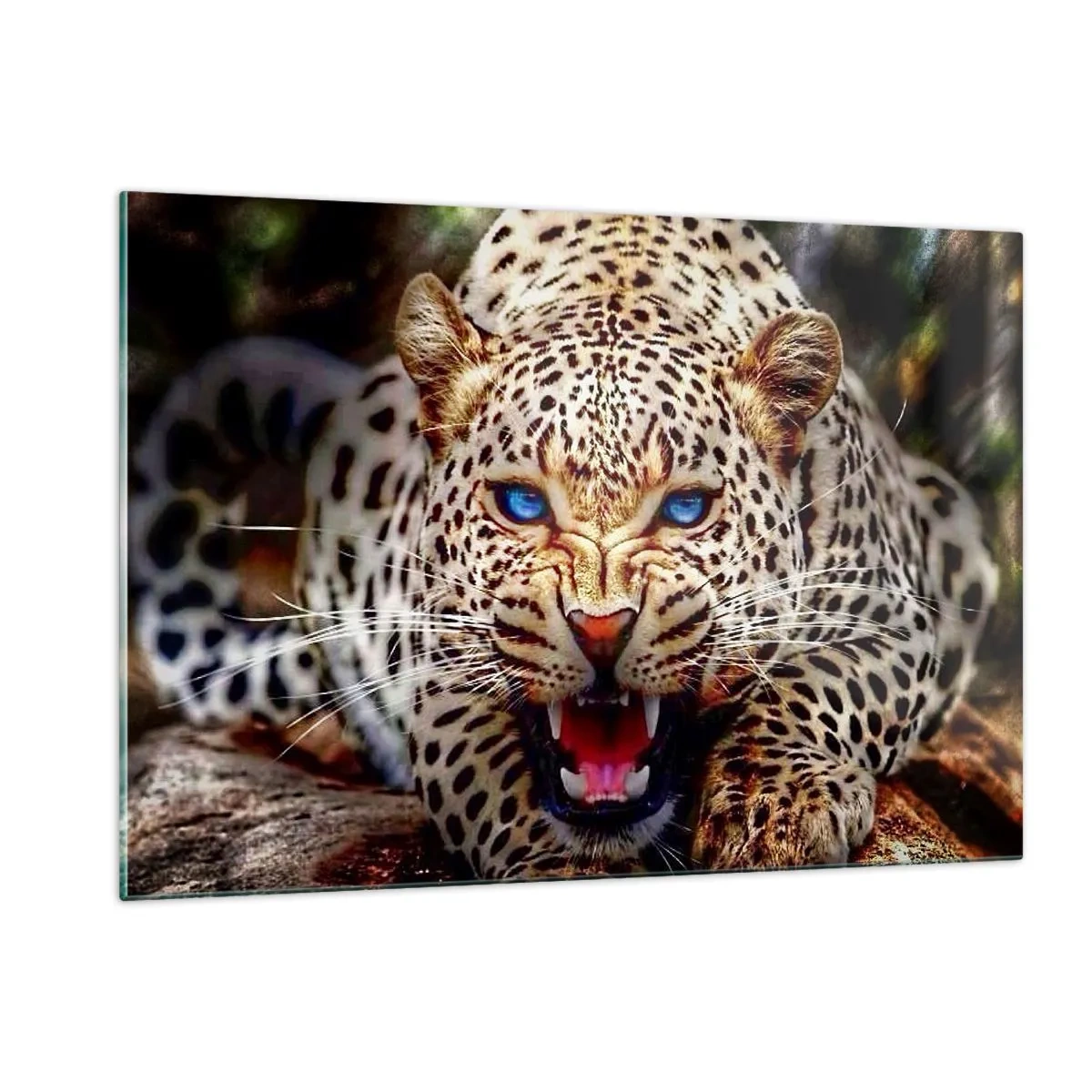 Quadro em vidro - A raiva não afeta a beleza - 120x80 cm