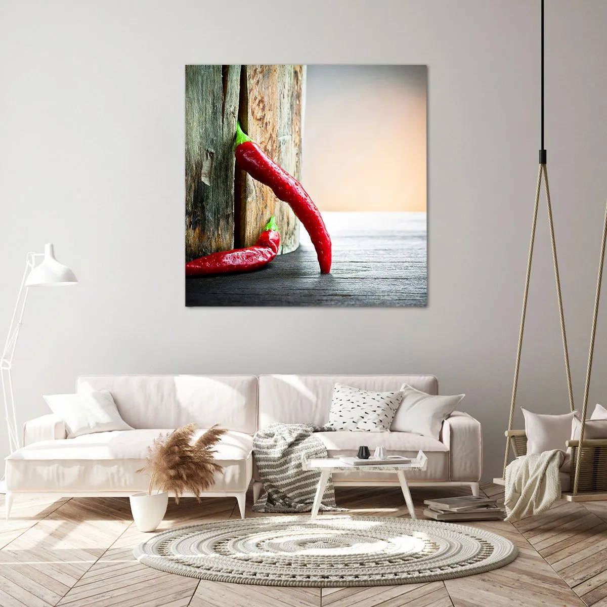 Quadro em tela - Red hot chili peppers - 70x70 cm