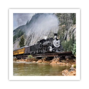 Pôster - Para onde? Onde? - 60x60 cm