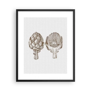 Pôster com moldura preta - Aula de anatomia - 40x50 cm