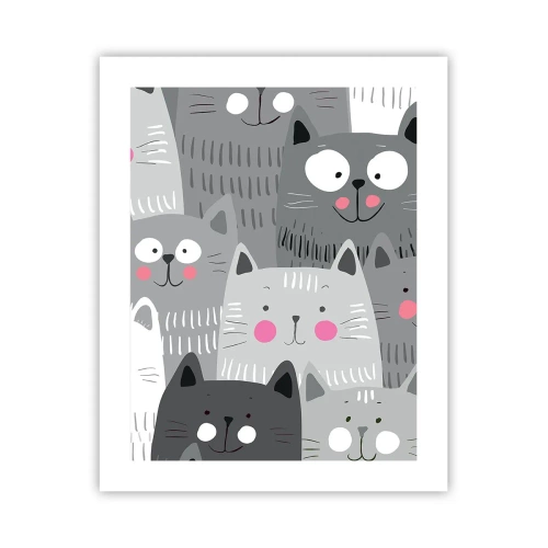 Pôster - O mundo dos gatos - 40x50 cm