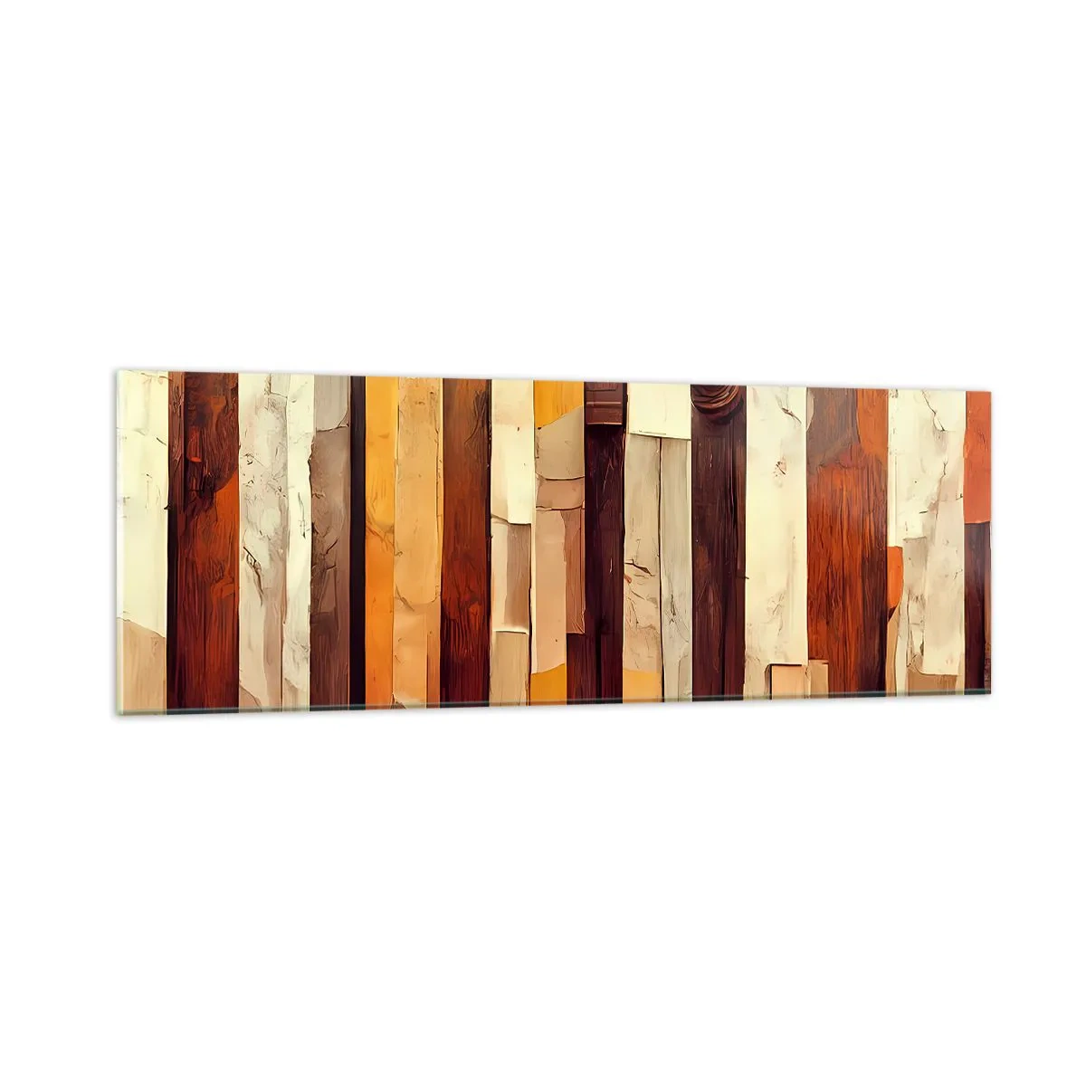Quadro em vidro - Hino das árvores da floresta - 90x30 cm