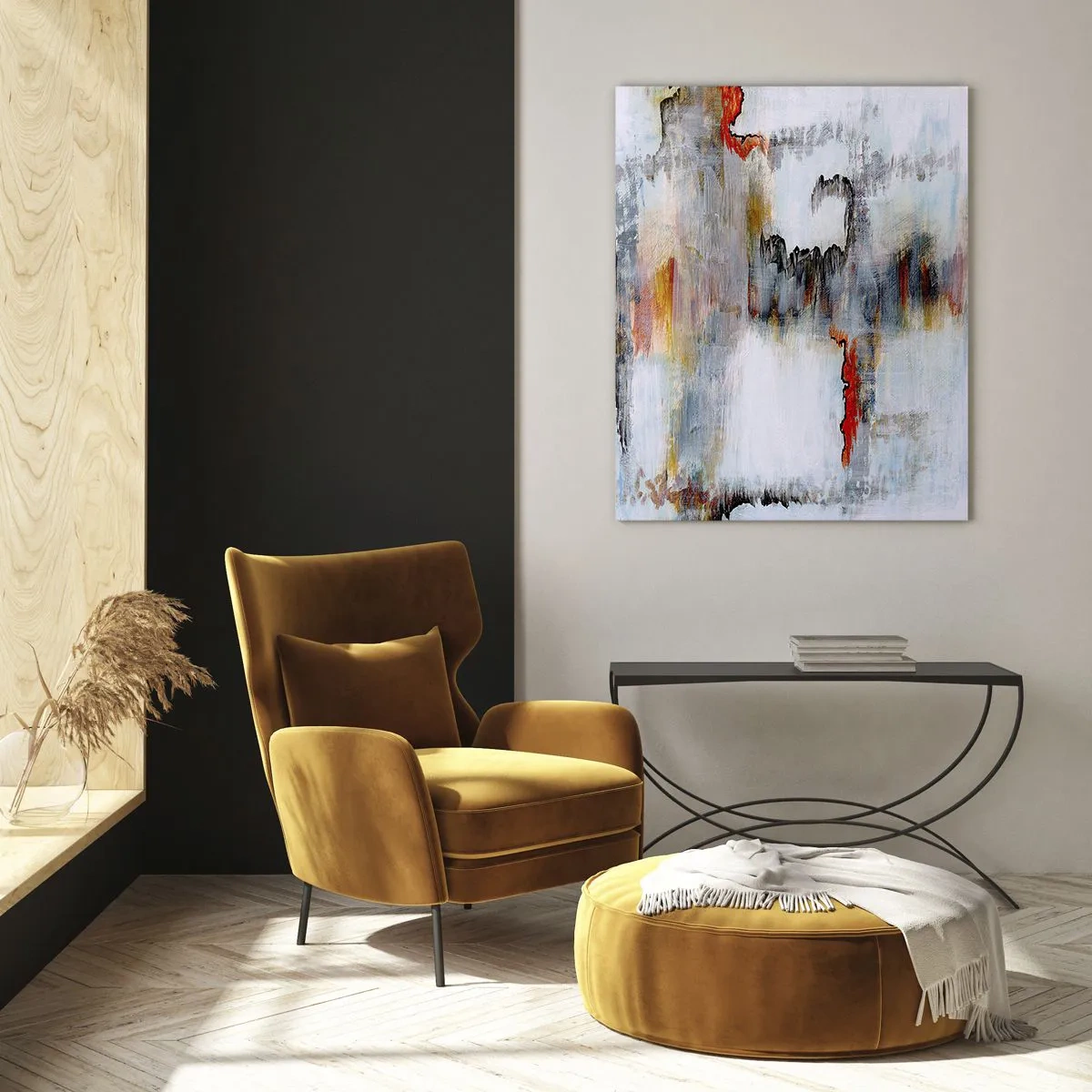 Quadro em vidro - Com um palito na água - 50x70 cm