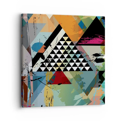 Quadro em tela - Como é simples - 30x30 cm