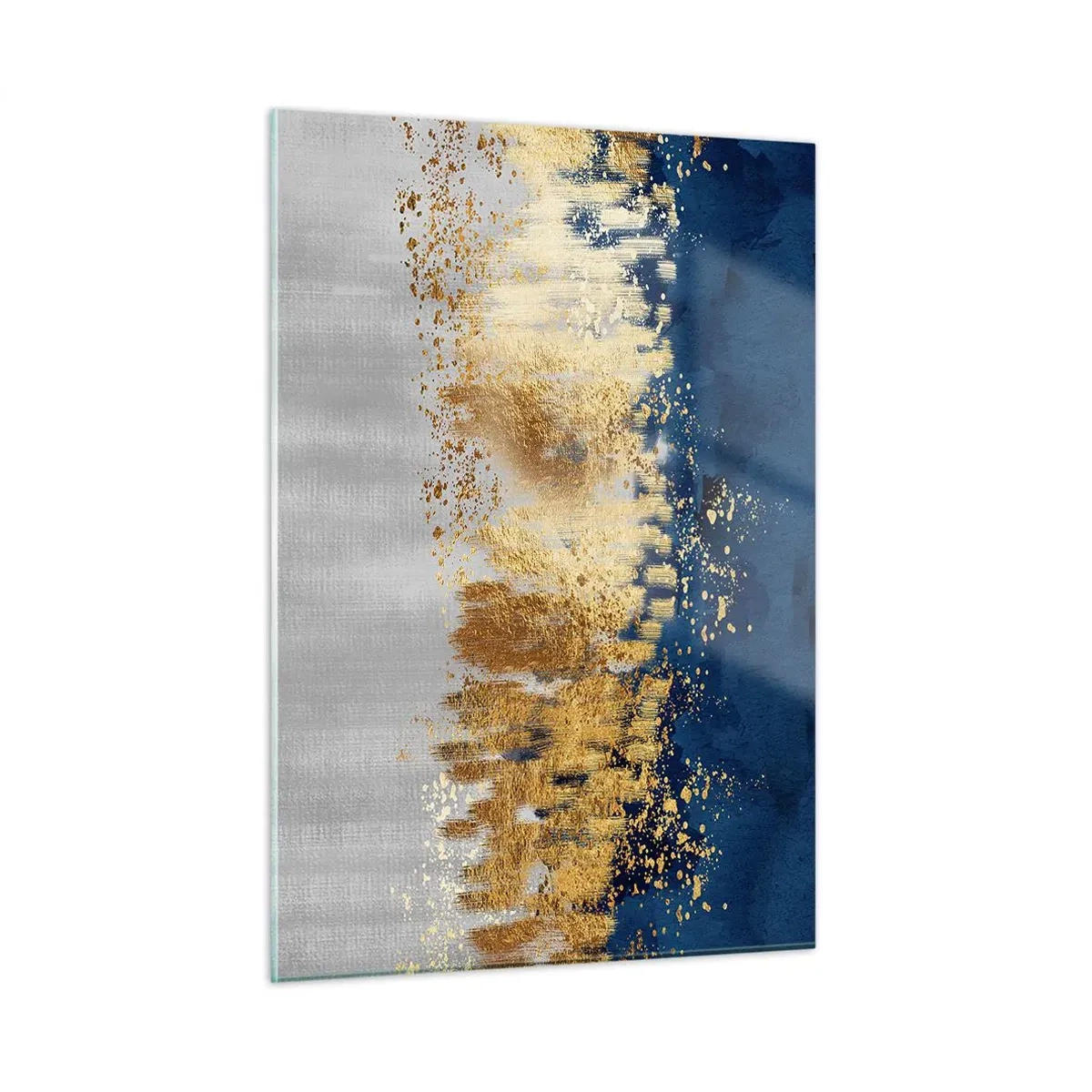 Quadro em vidro - Uma composição moderna com brilho - 50x70 cm