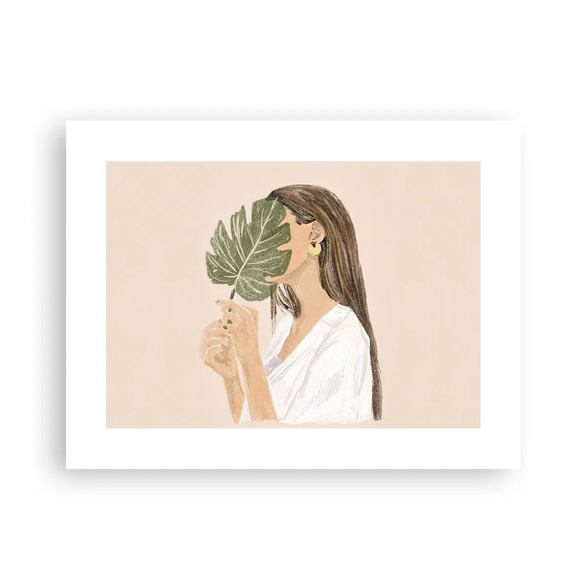 Pôster - Retrato misterioso com uma adepta - 40x30 cm