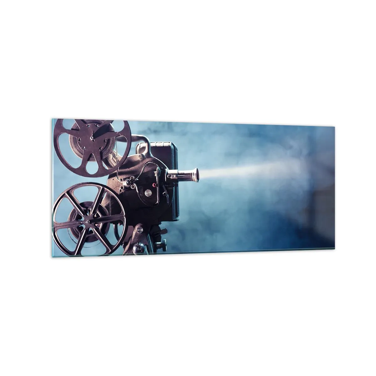 Quadro em vidro - No cinema antigo - 120x50 cm